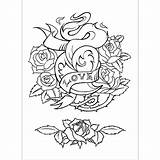 Coloring Pages Tattoo Tattoos Peony Flower Tatouage Coloriage Template Getcolorings Tatoo sketch template