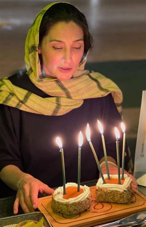 تصاویر جشن تولد 49 سالگی هدیه تهرانی وقت صبح بازیگر زن سینما