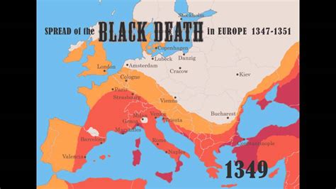 black plague time lapse  europe    youtube