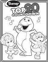 Barney Coloring Pages Countdown Top Colouring Bop Baby Bj Kids Printable Friends Birthday Wikia Visit Hubpages Preschool Wiki sketch template