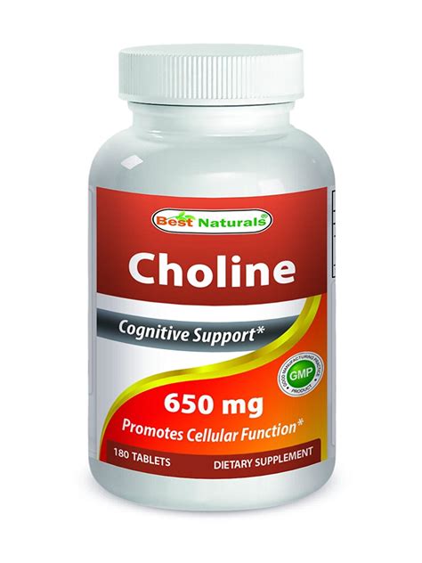 naturals choline  mg  tablets walmartcom