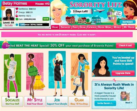 playdom s sorority life game lets anyone in the new york times