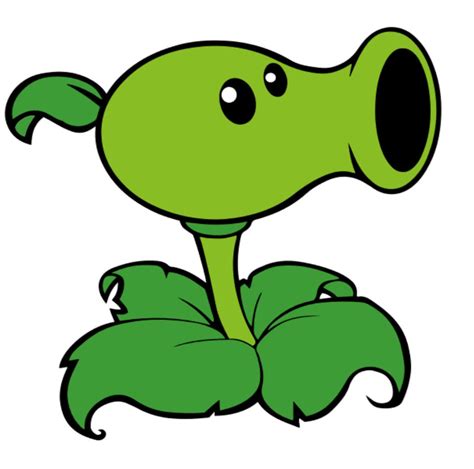 plants  zombies peashooter svg etsy