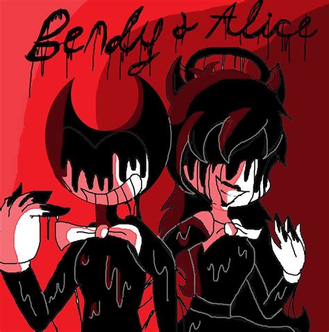 Bendy And Alice Partners In Crime By Fanartfazbear87 On
