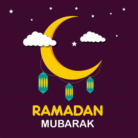 ramadan mubarak card  muslim  islamic card design  vector