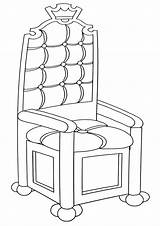 Chair Coloring Pages sketch template