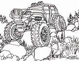 Coloring Pages Truck Car Drawing Rc Cars Traxxas Auto 4x4 Crawler Cartoon Remote Control Trail Disney Printable Summit Drawings Vector sketch template