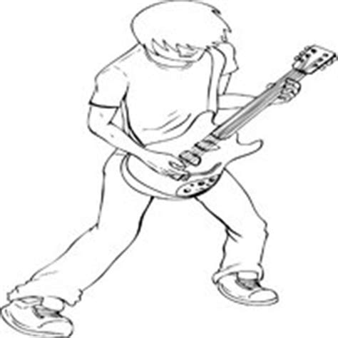 boy  electric guitar coloring pages surfnetkids