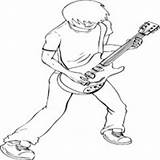 Guitar Boy Surfnetkids sketch template