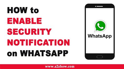 enable security notification  whatsapp android youtube
