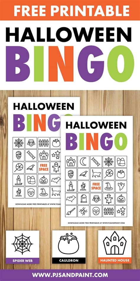 halloween bingo  printable halloween bingo cards