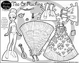 Princess Marisole Marisol Barbie Paperthinpersonas Ruching Template Poni Kitchenwalldecor sketch template