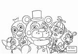 Foxy Fnaf Coloring Pages Printable Getcolorings Color Print sketch template