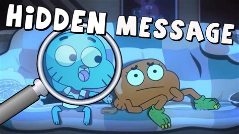 the amazing world of gumball s 200th episode hidden message youtube