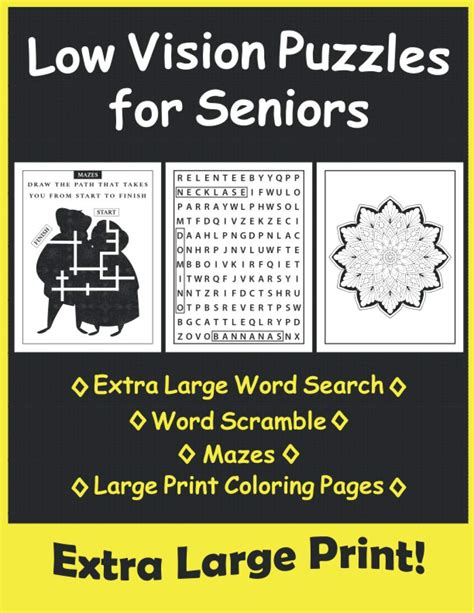 buy  vision puzzles  seniors extra large print puzzles