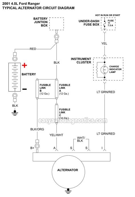 ford explorer alternator wiring diagram system polly wiring