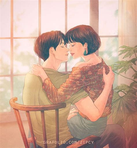 New Romantic Couple Illustrations Korea Zipcy