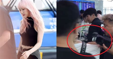 Male Journalist Spotted Physically Harassing Taeyeon S Female Manager
