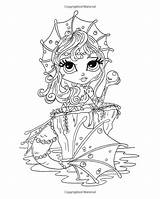 Coloring Sunshine Lacy Book Pages Enchanted Seas Mermaids Pirates Volume Books Colouring Mermaid sketch template