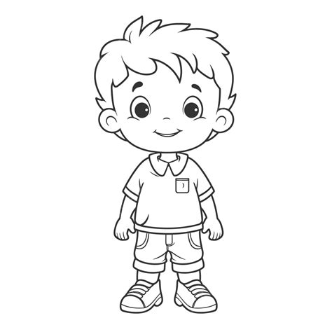 boy coloring page outline sketch drawing vector wing drawing