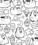 Pages Coloring Pop Tart Cat Colorear Nyan Getcolorings Para sketch template