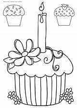 Coloring Pages Cupcake Printable Kids Sheets Choose Board Print Book sketch template
