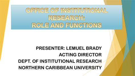 Office Of Institutional Research