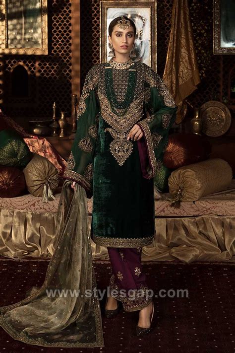 maria b latest pakistani formal wedding dresses collection