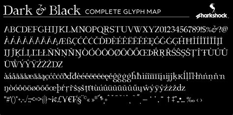 dark black font fontspring