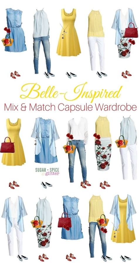 mix match belle inspired outfits sugar spice  glitter