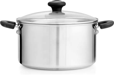 prestige create stainless steel stockpot  stick induction compatible dishwasher safe