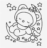 Kitty Hello Pages Colouring Coloring Sleeping Baby Kids Print Drawing Moon Cat Hallo Books Pngkit Printable Cleaner Pipe Draw Stars sketch template
