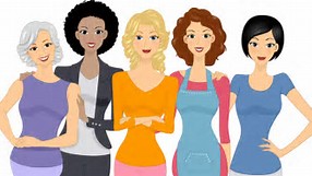 Image result for Group of Women Friends Clip Art
