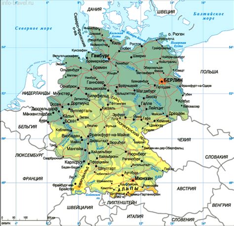 deutschland geographische lage des landes