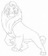 Mufasa Lion King Coloring Pages Characters Drawing Color Getcolorings Getdrawings Character Cha Printable sketch template