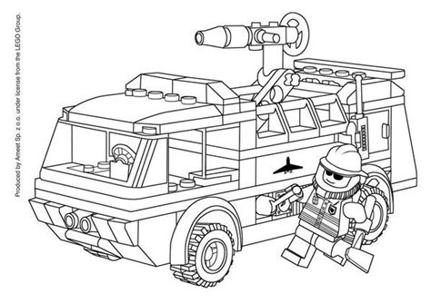 lego fire truck lego coloring pages lego coloring truck coloring pages