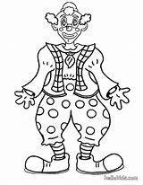 Clown Coloring Pages Circus Printable Face Print Scary Clowns Creepy Smiling Kids Drawing Hellokids Color Colouring Faces Happy Online Adult sketch template