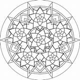 Mandala Coloring Pages Simple sketch template