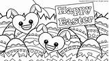 Paskah Mewarnai Telur Kelinci Minggu Kumpulan Kartun Sketsa Educacion sketch template