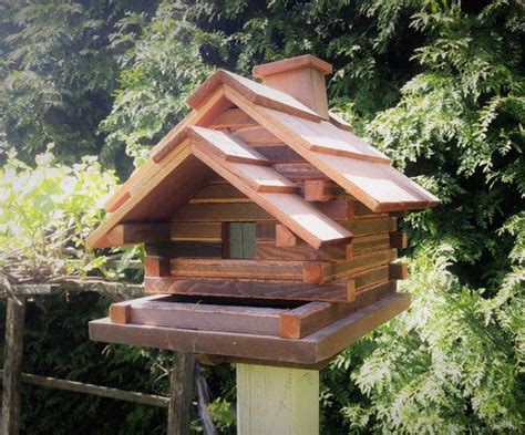 log cabin bird feeder small   usa amish handmade etsy bird houses diy birdhouse
