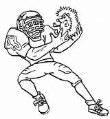 Football Coloring Printable Pages Kids Sheets Color Print Bestcoloringpagesforkids sketch template