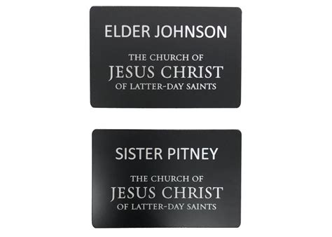 printable missionary  tags