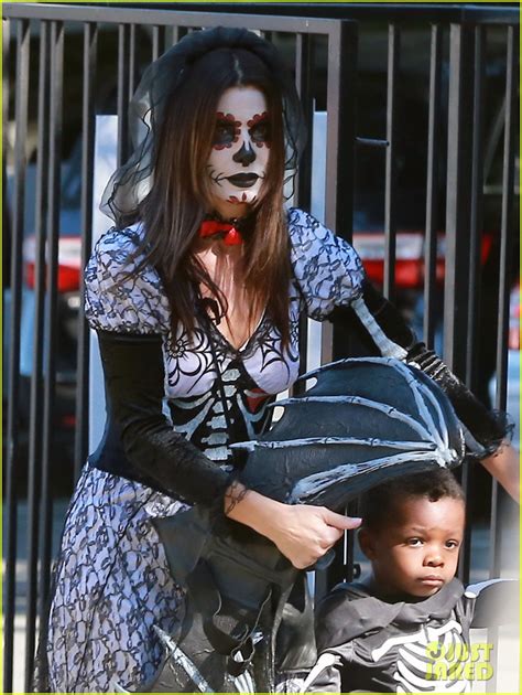Sandra Bullock Goes Spooky For Halloween Party With Louis Photo