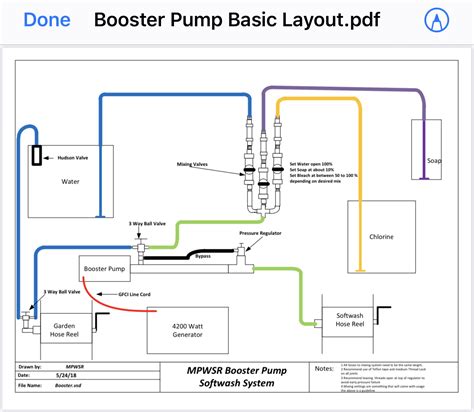 booster pump schematic diagram