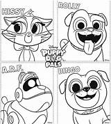 Coloring Puppy Pages Dog Pals Bingo Rolly Hissy Arf Cutting Disney Pal Coloringpagesfortoddlers Children Fun Dogs Choose Board Cute sketch template