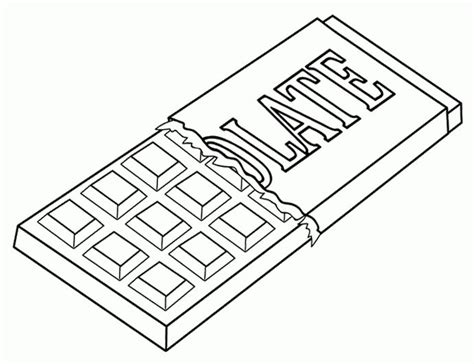 color   eat  chocolate bar coloring pages  created