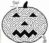 Maze Halloween Coloring Pages Pumpkin Mazes Book Printables Puzzles Printable Fun Holidays Popular Days Word Colouring Coloringhome Library Costumes sketch template