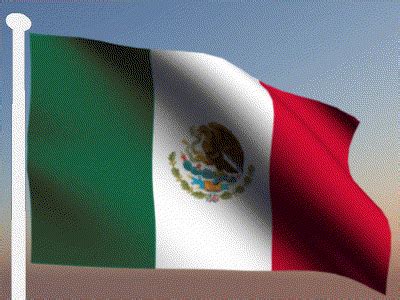 mexico flag gif animated flags bandiere animate pagina