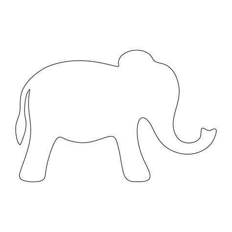elephant trunk    printables printablee