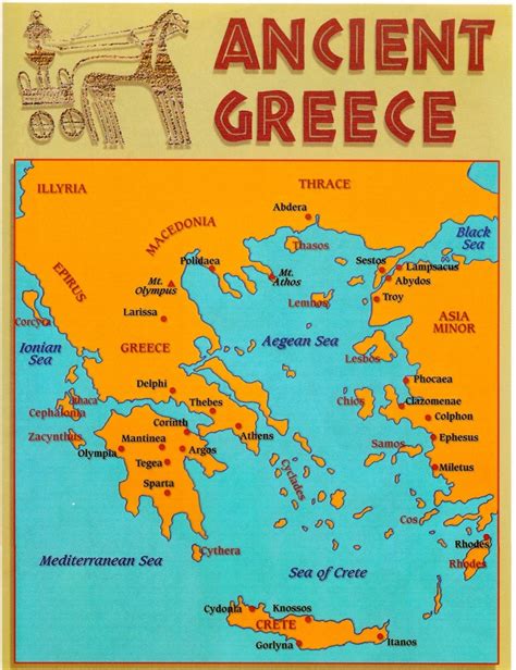 ancient greece map  kids printables printable maps